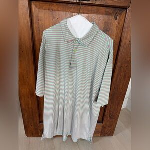 PETER MILLAR Striped golf Shirt